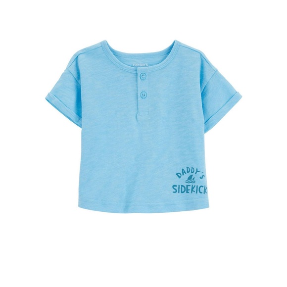 NWT Carter's Child of Mine IB 3pc Newborn Outfit Set - Blue Shark - Picture 3 of 7